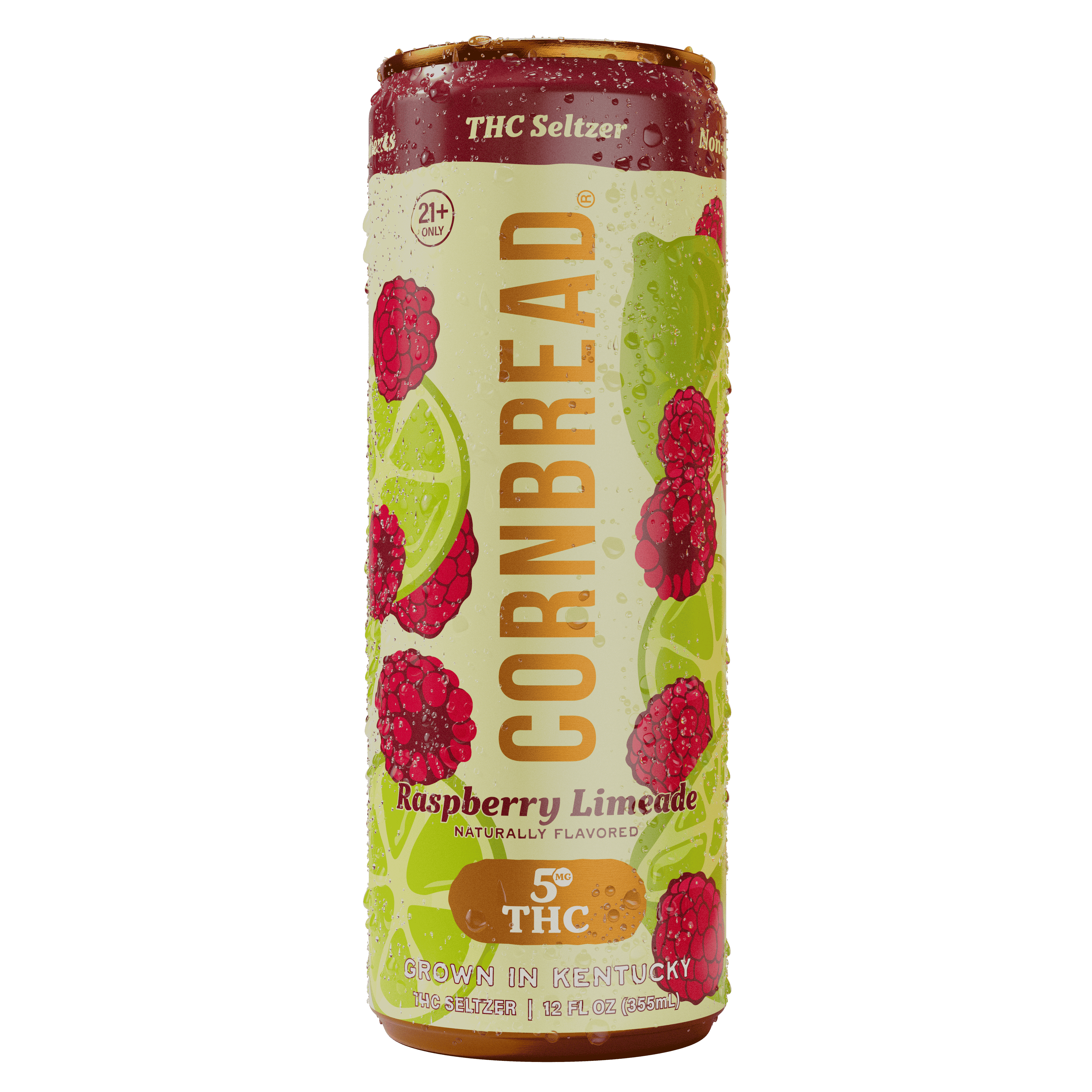 Raspberry Limeade THC Seltzer, 5mg