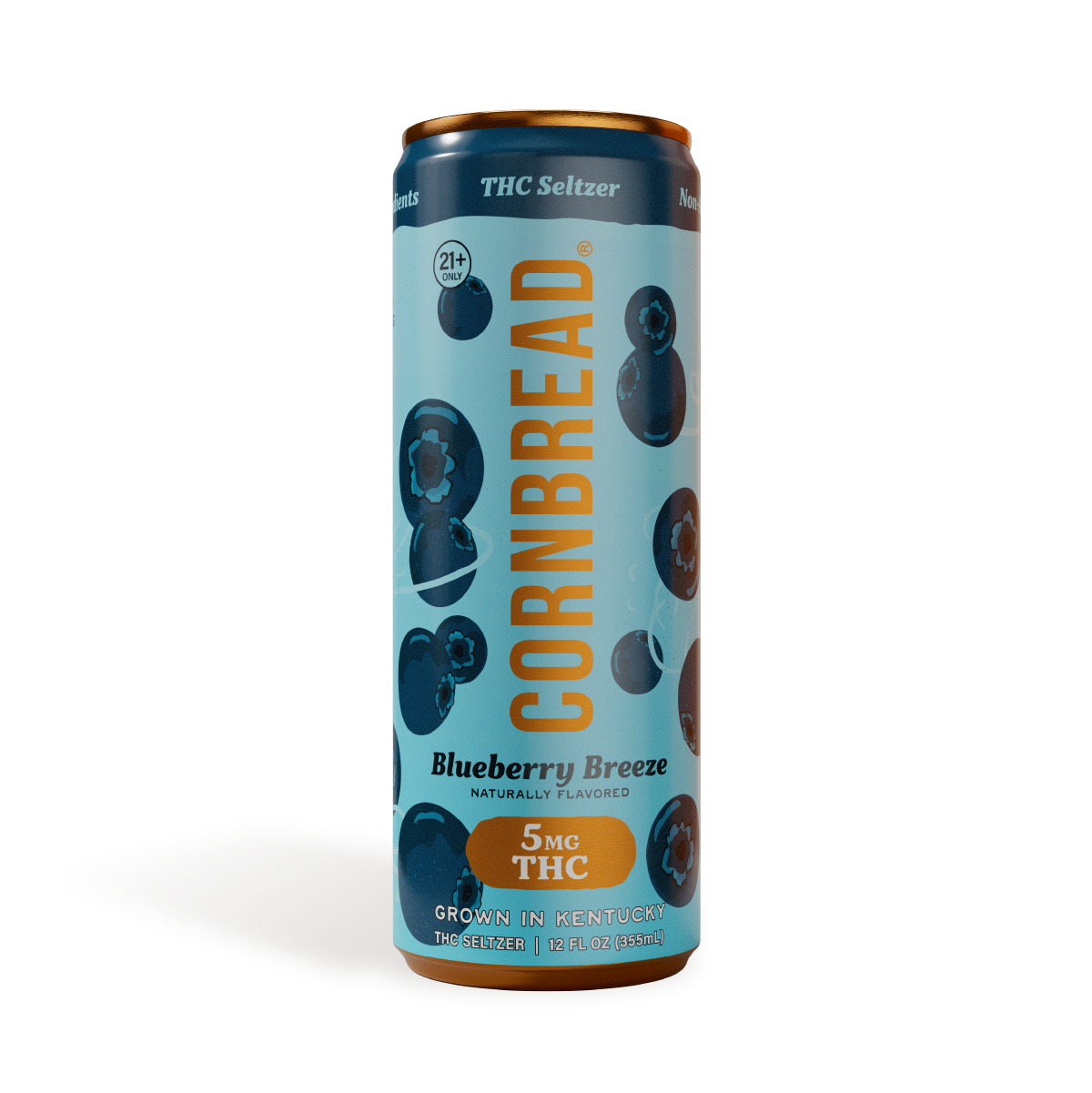 Blueberry Breeze THC Seltzer, 5mg