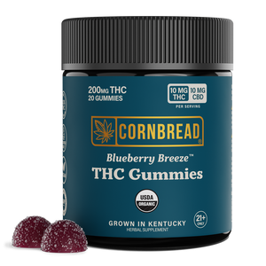 Blueberry Breeze THC Gummies, 10mg